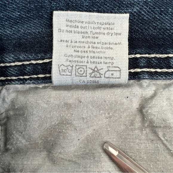 Vintage 90s Classic Jean Mini Skirt Size 27 - Picture 7 of 7